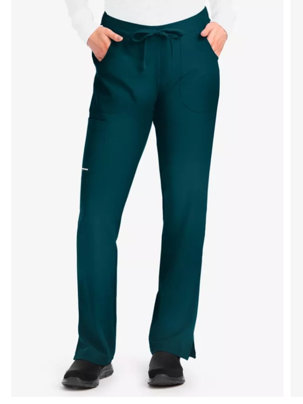 4 Pairs Barco Reliance Stretch Cargo Drawstring Tapered Leg Scrub Pants